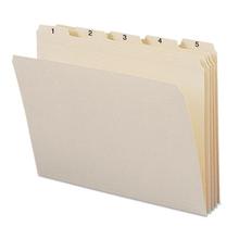 Indexed File Folder Sets, 1/5-Cut Tabs, 1-31, Letter Size, Manila, 31/Set
