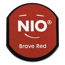 Ink Pad for NIO Stamp with Voucher, 2.75" x 2.75", Brave Red