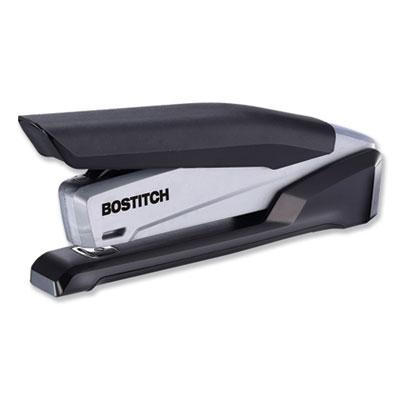 View larger image of InPower Spring-Powered Desktop Stapler with Antimicrobial Protection, 20-Sheet Capacity, Black/Gray