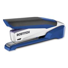 InPower One-Finger 3-in-1 Desktop Stapler with Antimicrobial Protection, 28-Sheet Capacity, Blue/Silver