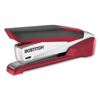 View larger image of InPower Spring-Powered Desktop Stapler with Antimicrobial Protection, 28-Sheet Capacity, Red/Silver