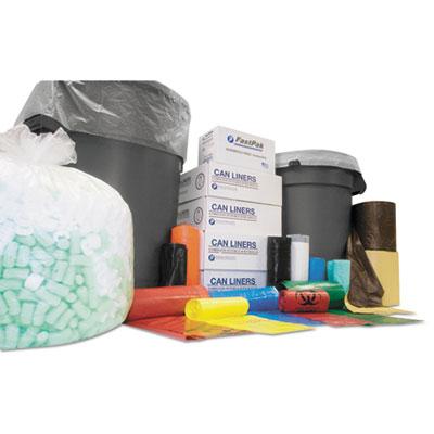 View larger image of Institutional Low-Density Can Liners, 10 gal, 0.35 mil, 24" x 24", Black, 50 Bags/Roll, 20 Rolls/Carton