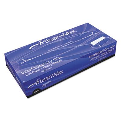 View larger image of Artisanwax Interfolded Dry Wax Deli Paper, 10 X 10.75, White, 500/box, 12 Boxes/carton