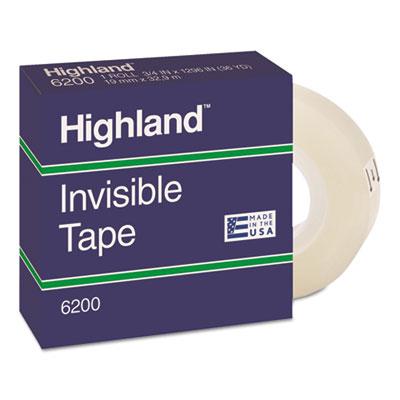View larger image of Invisible Permanent Mending Tape, 1" Core, 0.75" x 36 yds, Clear