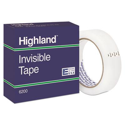 View larger image of Invisible Permanent Mending Tape, 3" Core, 1" x 72 yds, Clear