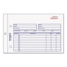Invoice Book, Two-Part Carbonless, 5.5 x 7.88, 50 Forms Total