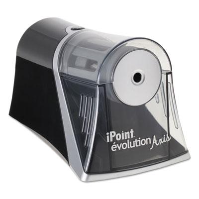 View larger image of iPoint Evolution Axis Pencil Sharpener, AC-Powered, 4.25" x 7" x 4.75", Black/Silver