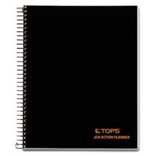 JEN Action Planner, 1-Subject, Narrow Rule, Black Cover, (100) 8.5 x 6.75 Sheets