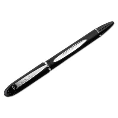 View larger image of Jetstream Stick Hybrid Gel Pen, Bold 1 mm, Black Ink, Black/Silver Barrel