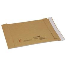 Jiffy Padded Mailer, #1, Paper Padding, Self-Adhesive Closure, 7.25 x 12, Natural Kraft, 100/Carton
