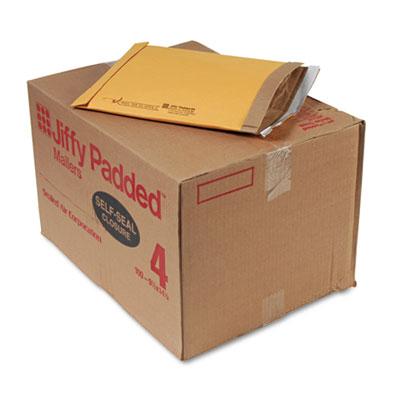 View larger image of Jiffy Padded Mailer, #4, Paper Padding, Self-Adhesive Closure, 9.5 x 14.5, Natural Kraft, 100/Carton