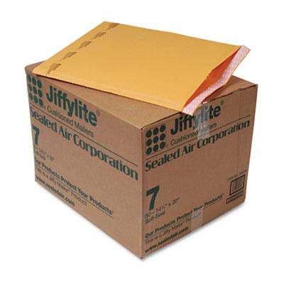 View larger image of Jiffylite Self-Seal Bubble Mailer, #7, Barrier Bubble Air Cell Cushion, Self-Adhesive Closure, 14.25 x 20, Brown Kraft, 50/CT
