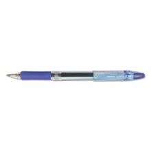 Jimnie Gel Pen, Stick, Medium 0.7 mm, Blue Ink, Clear/Blue Barrel, 12/Pack