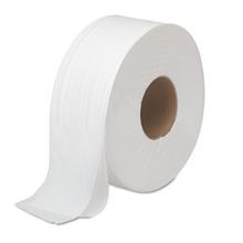 JRT Bath Tissue, Jumbo, Septic Safe, 2-Ply, White, 3.3" x 1,000 ft, 12 Rolls/Carton