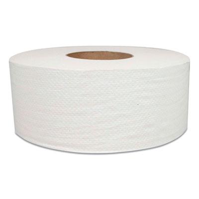 View larger image of Jumbo Bath Tissue, Septic Safe, 2-Ply, White, 3.3" x 700 ft, 12 Rolls/Carton