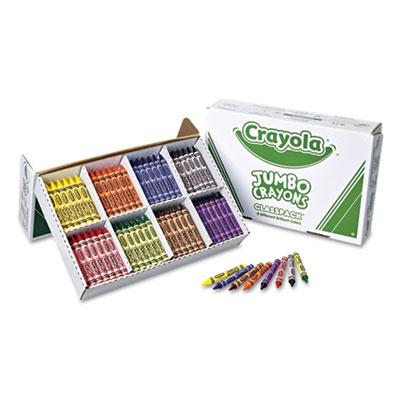 View larger image of Jumbo Classpack Crayons, 25 Each of 8 Colors, 200/Set