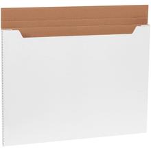30 x 22 1/2 x 1" White Jumbo Fold-Over Mailers