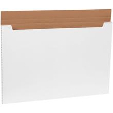36 x 24 x 1" White Jumbo Fold-Over Mailers