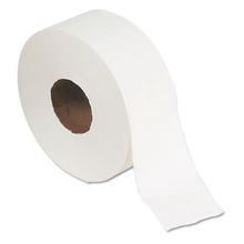 Jumbo Jr. Bath Tissue Roll, Septic Safe, 2-Ply, White, 3.5" x 1,000 ft, 8 Rolls/Carton
