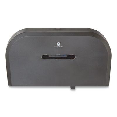 View larger image of Jumbo Jr. Bathroom Tissue Dispenser, Double Roll, 22.1 x 4.8 x 12.1, Black