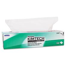 Kimwipes Delicate Task Wipers, 1-Ply, 14.7 x 16.6, Unscented, White, 144/Box