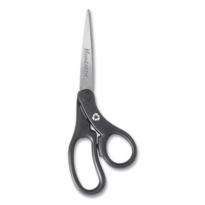 View larger image of KleenEarth Basic Plastic Handle Scissors, 8" Long, 3.1" Cut Length, Black Offset Handle