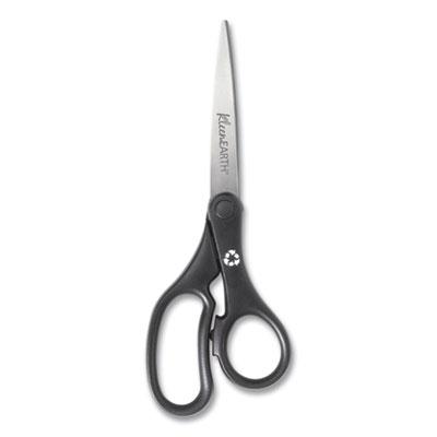 View larger image of KleenEarth Basic Plastic Handle Scissors, 8" Long, 3.25" Cut Length, Black Straight Handle