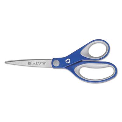 View larger image of KleenEarth Soft Handle Scissors, 8" Long, 3.25" Cut Length, Blue/Gray Straight Handle
