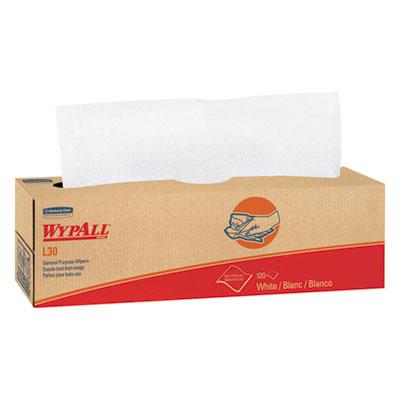 View larger image of L30 Towels, POP-UP Box, 16.4 x 9.8, White, 100/Box, 8 Boxes/Carton