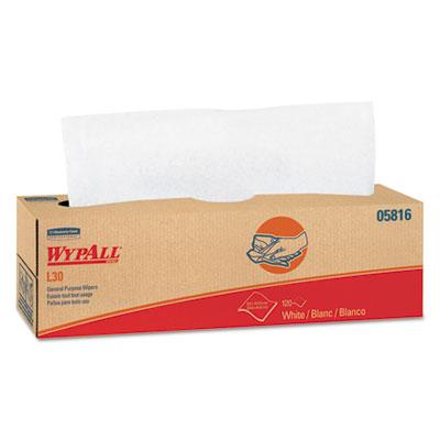 View larger image of L30 Towels, POP-UP Box, 9.8 x 16.4, White, 120/Box, 6 Boxes/Carton