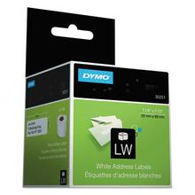 LabelWriter Address Labels, 1.12" x 3.5", White, 130 Labels/Roll, 2 Rolls/Pack