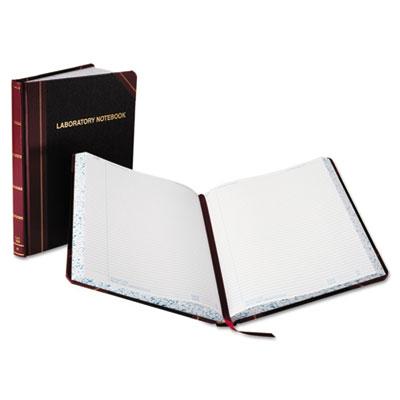 View larger image of Laboratory Notebook, Data/Lab-Record Format, Black/Red Cover, (150) 10.38 x 8.13 Sheets
