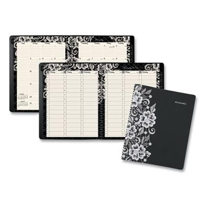 View larger image of Lacey Weekly Block Format Professional Appointment Book, Lacey Artwork, 11 x 8.5, Black/White, 13-Month (Jan-Jan): 2024-2025