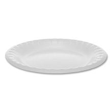Placesetter Deluxe Laminated Foam Dinnerware, Plate, 6" dia, White, 1,000/Carton