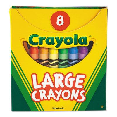 View larger image of Large Crayons, Tuck Box, 8 Colors/Box
