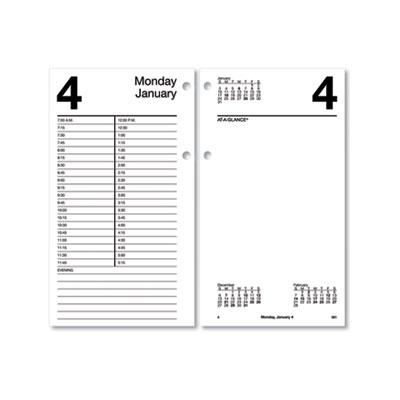 View larger image of Large Desk Calendar Refill, 4.5 x 8, White Sheets, 12-Month (Jan to Dec): 2024