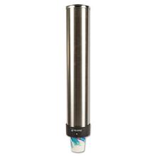 Large Water Cup Dispenser w/Removable Cap, Wall Mounted, Stainless Steel