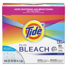 Laundry Detergent With Bleach, Tide Original Scent, Powder, 144 Oz Box, 2/carton
