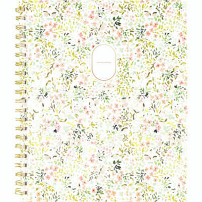 View larger image of Leah Bisch Academic Year Weekly/Monthly Planner, Floral Artwork, 11" x 9.25", Multicolor Cover, 12-Month: July 2024-June 2025