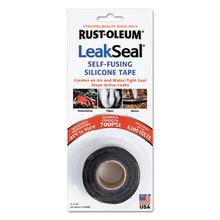 Leakseal Self-Fusing Silicone Tape, 1" Core, 1" X 10 Ft, Black