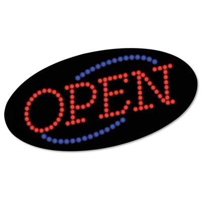 View larger image of LED OPEN Sign, 10.5 x 20.13, Red and Blue Graphics