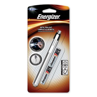 View larger image of LED Pen Light, 2 AAA Batteries (Included), Silver/Black