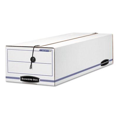 View larger image of LIBERTY Check and Form Boxes, 9.75" x 23.75" x 6.25", White/Blue, 12/Carton