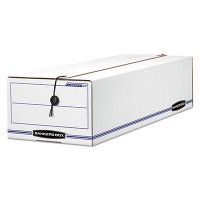 View larger image of LIBERTY Check and Form Boxes, 9" x 24.25" x 7.5", White/Blue, 12/Carton