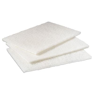 View larger image of Light Duty Cleansing Pad, 6" x 9", White, 20/Pack, 3 Packs/Carton