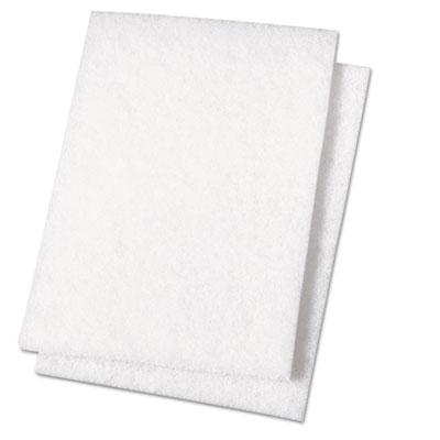 View larger image of Light Duty Scour Pad, White, 6 x 9, 20/Carton