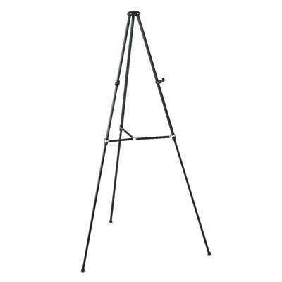 View larger image of Lightweight Telescoping Tripod Easel, Adjusts 38" to 66" High, Aluminum, Black