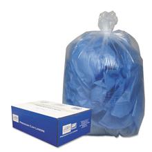 Linear Low-Density Can Liners, 10 gal, 0.6 mil, 24" x 23", Clear, 500/Carton