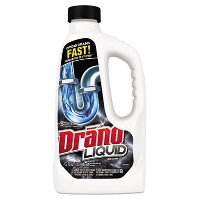 View larger image of Liquid Drain Cleaner, 32oz Safety Cap Bottle, 12/Carton