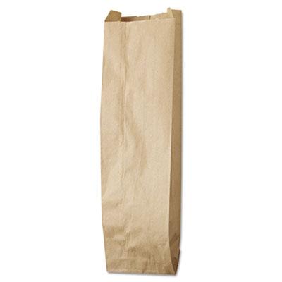 View larger image of Liquor-Takeout Quart-Sized Paper Bags, 35 lb Capacity, 4.25" x 2.5" x 16", Kraft, 500 Bags